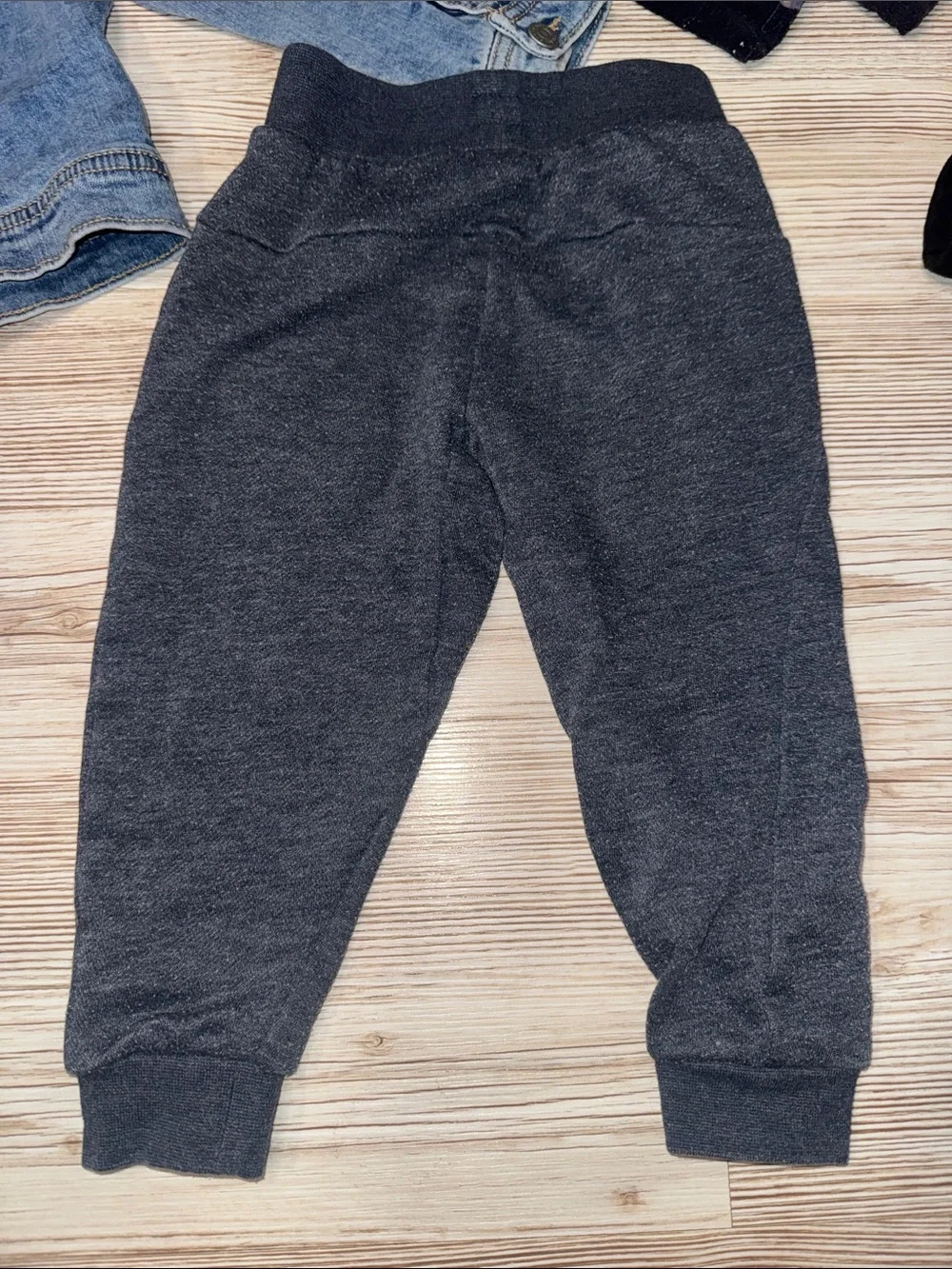 Nike Kids Charcoal Grayish/navy Sweatpants with Nike Air Patch